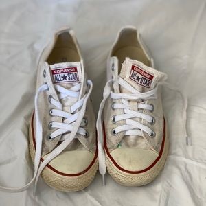 White Low Converse Sneakers